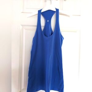 Blue Lululemon racerback tank - size 6